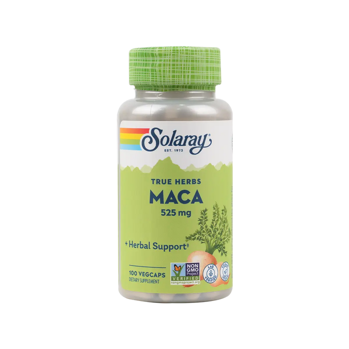 33374-Solaray Maca 525Mg 100 Vegcaps