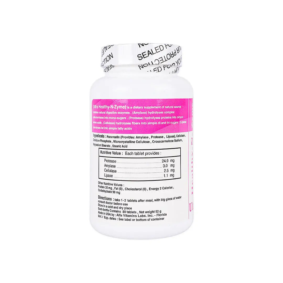 Ultra Health N Zyme 80Tab
