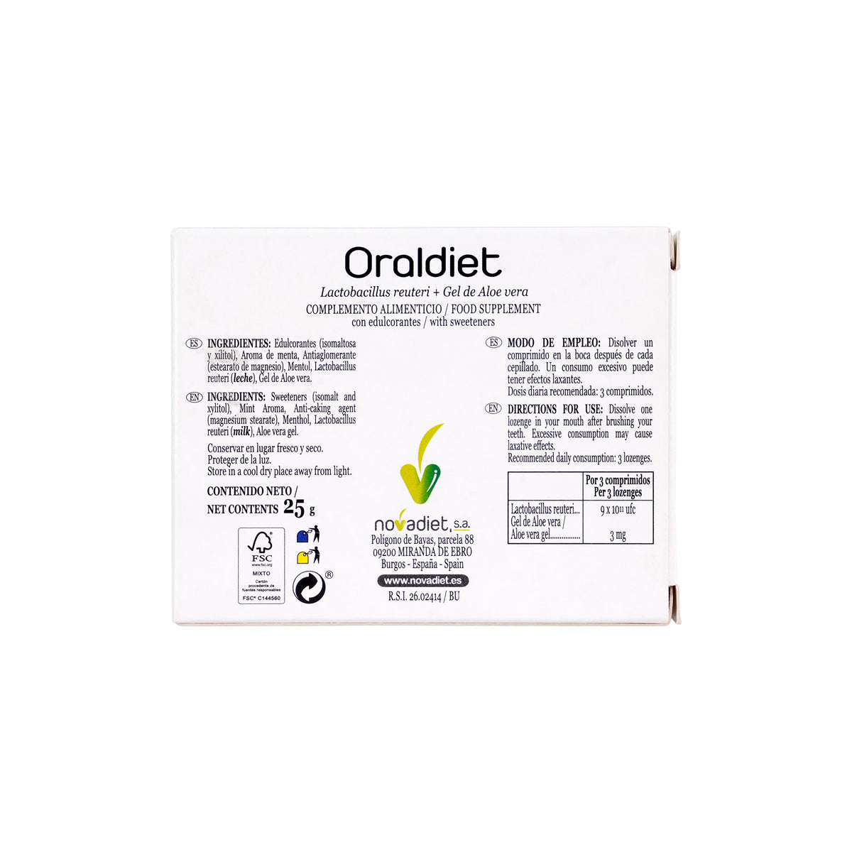 33578-Novadiet Oraldiet 30Tablet +1