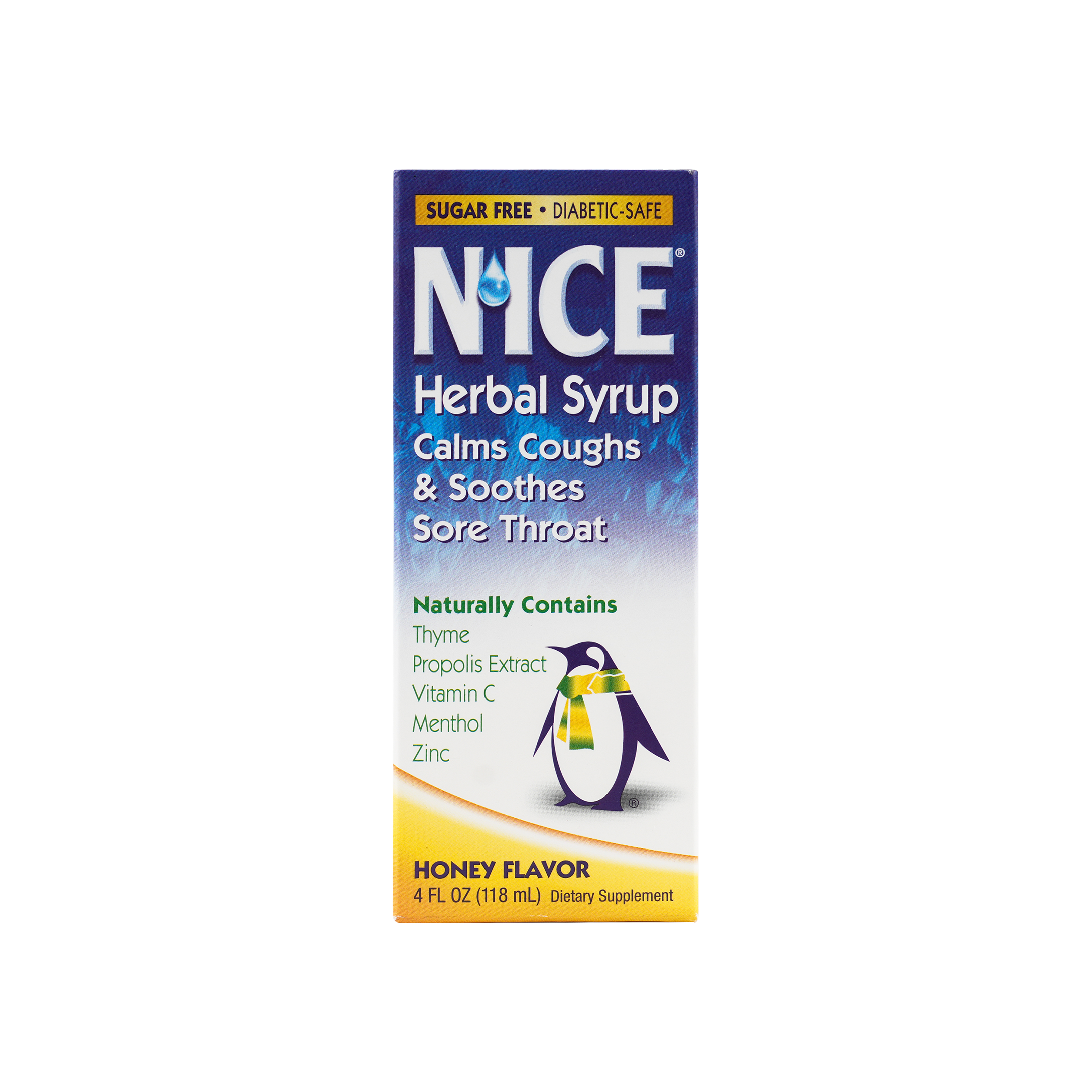 NICE HERBAL SYRUP FOR COUGHS 118ML