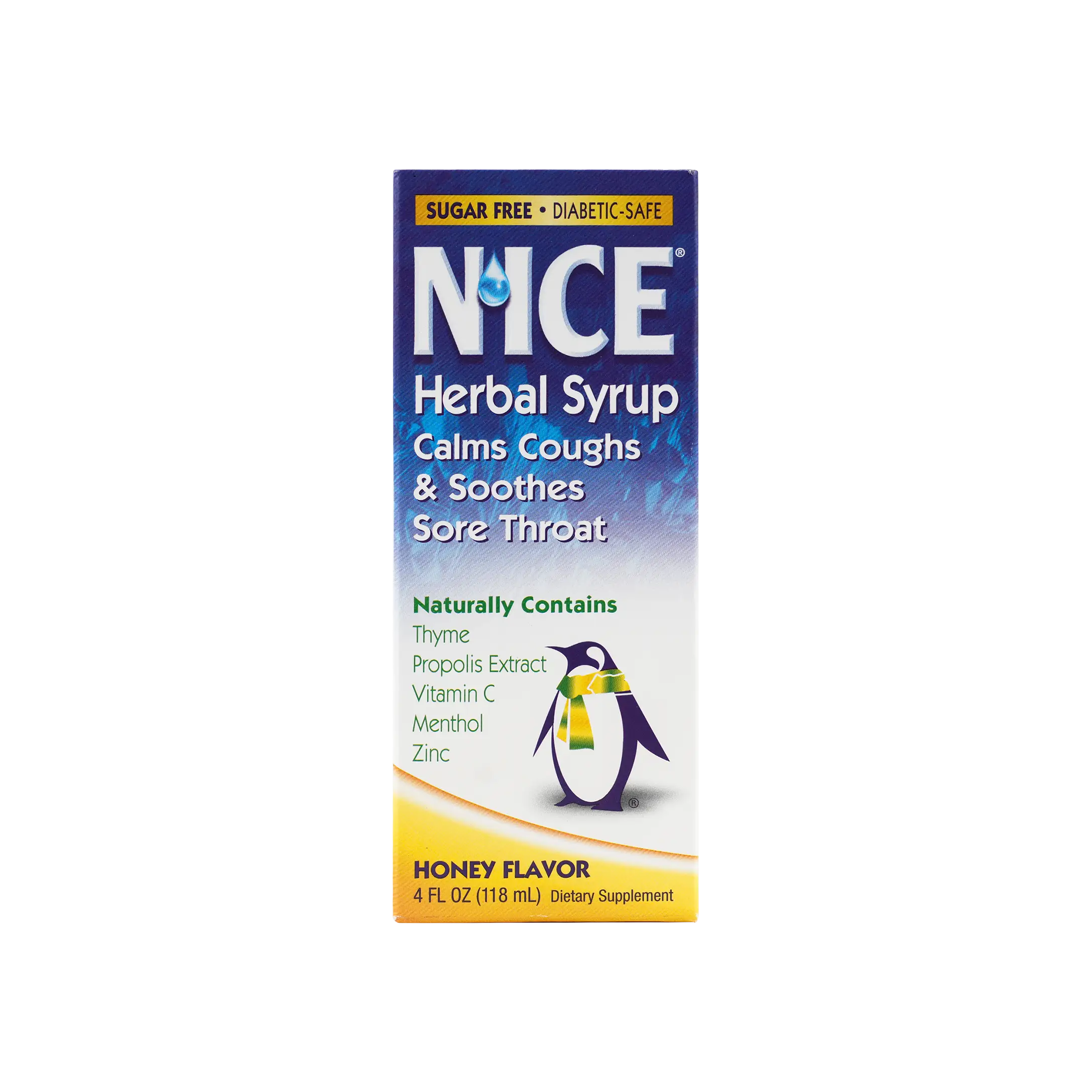 NICE HERBAL SYRUP FOR COUGHS 118ML