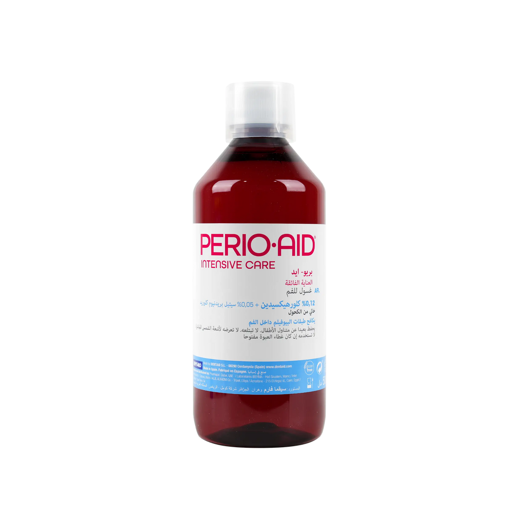 33641-Perio Aid Intensive Care 0.12% Mouthwash 500Ml +5