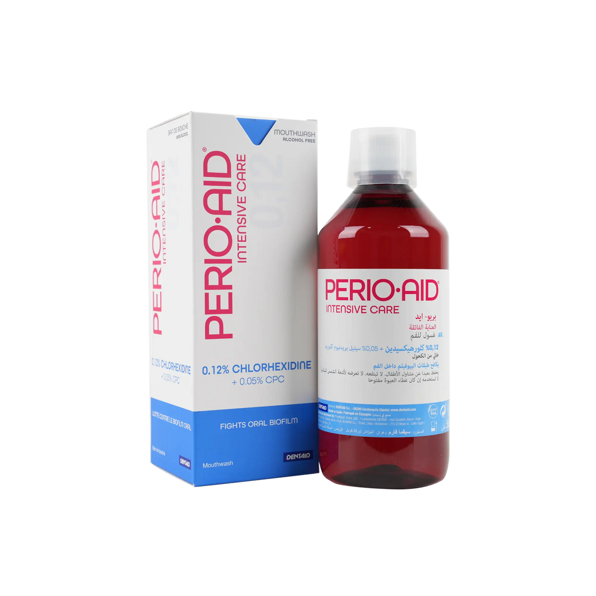 33641-Perio Aid Intensive Care 0.12% Mouthwash 500Ml
