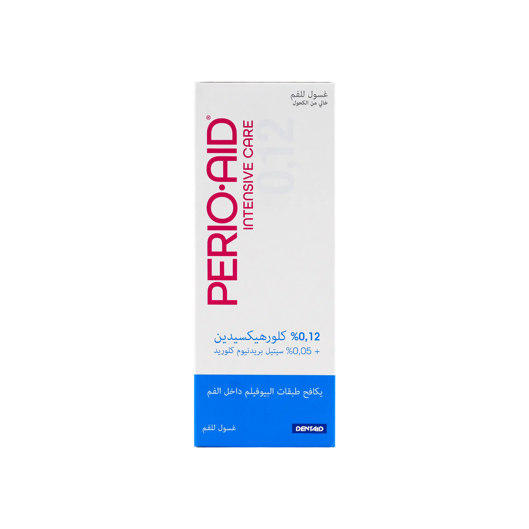 33641-Perio Aid Intensive Care 0.12% Mouthwash 500Ml +4