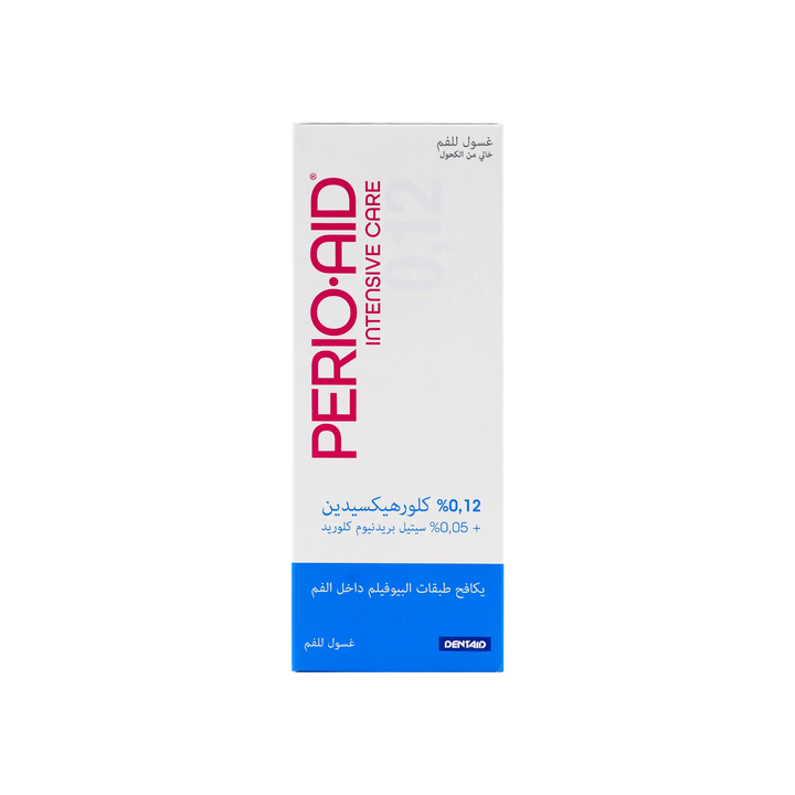 33641-Perio Aid Intensive Care 0.12% Mouthwash 500Ml +4
