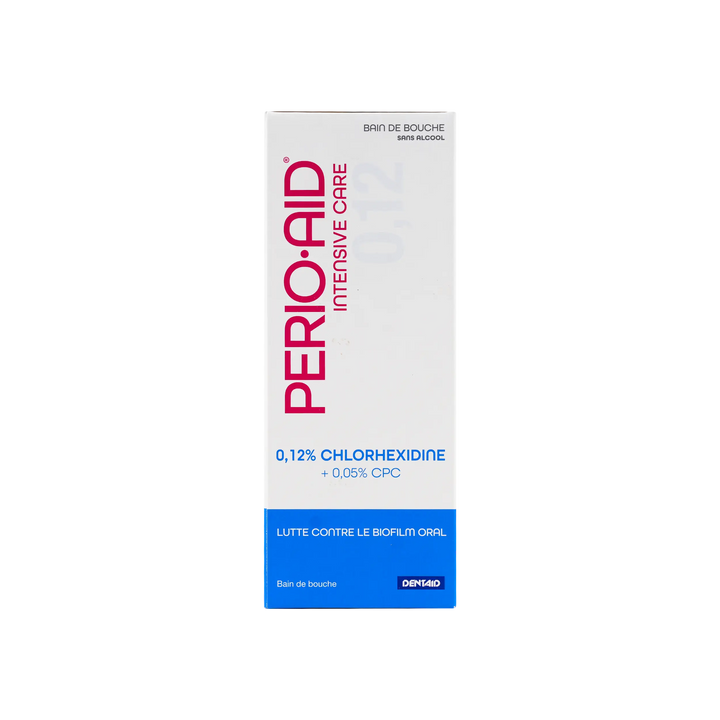 33641-Perio Aid Intensive Care 0.12% Mouthwash 500Ml +3