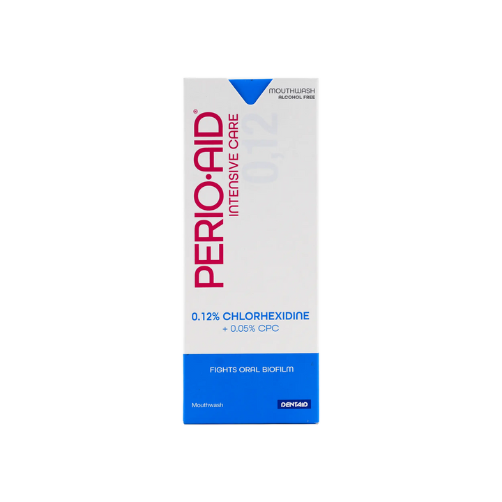 33641-Perio Aid Intensive Care 0.12% Mouthwash 500Ml +2