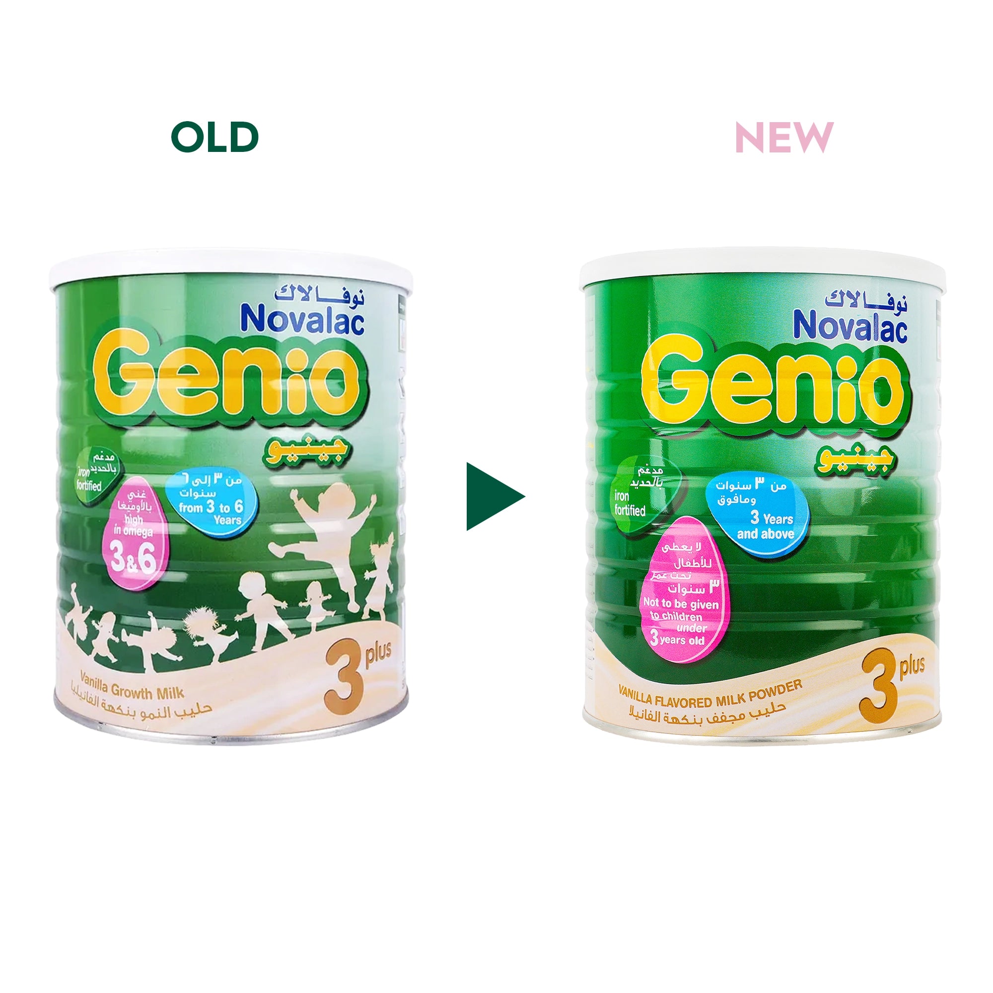 33666-Novalac Genio 3Plus Vanilla Milk 800g