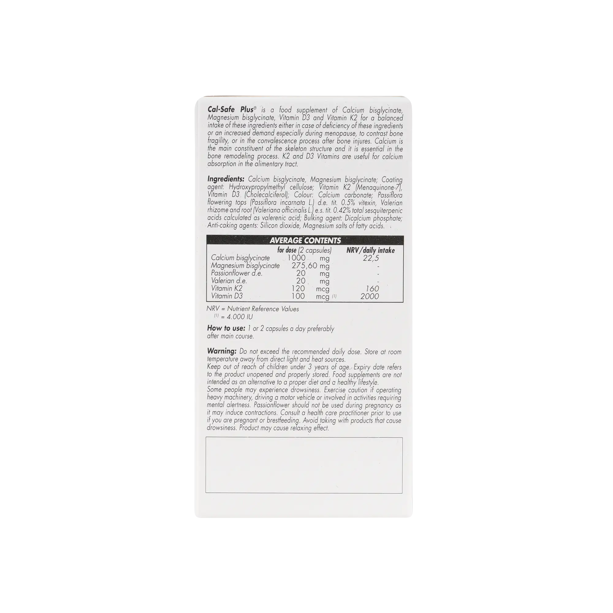 Marvit Cal-Safe Plus 60Cap