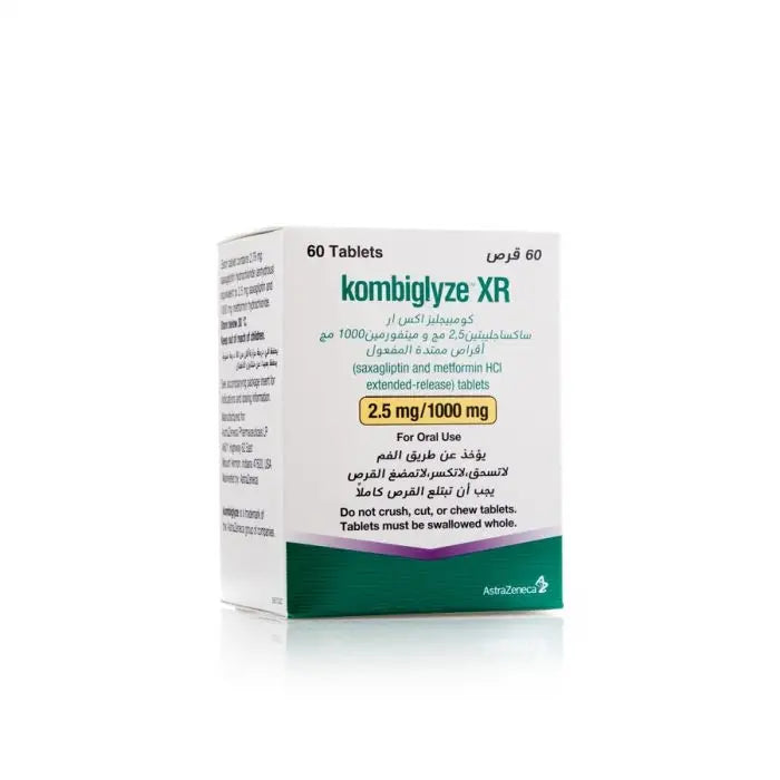 KOMBIGLYZE XR 2.5/1000 60TAB
