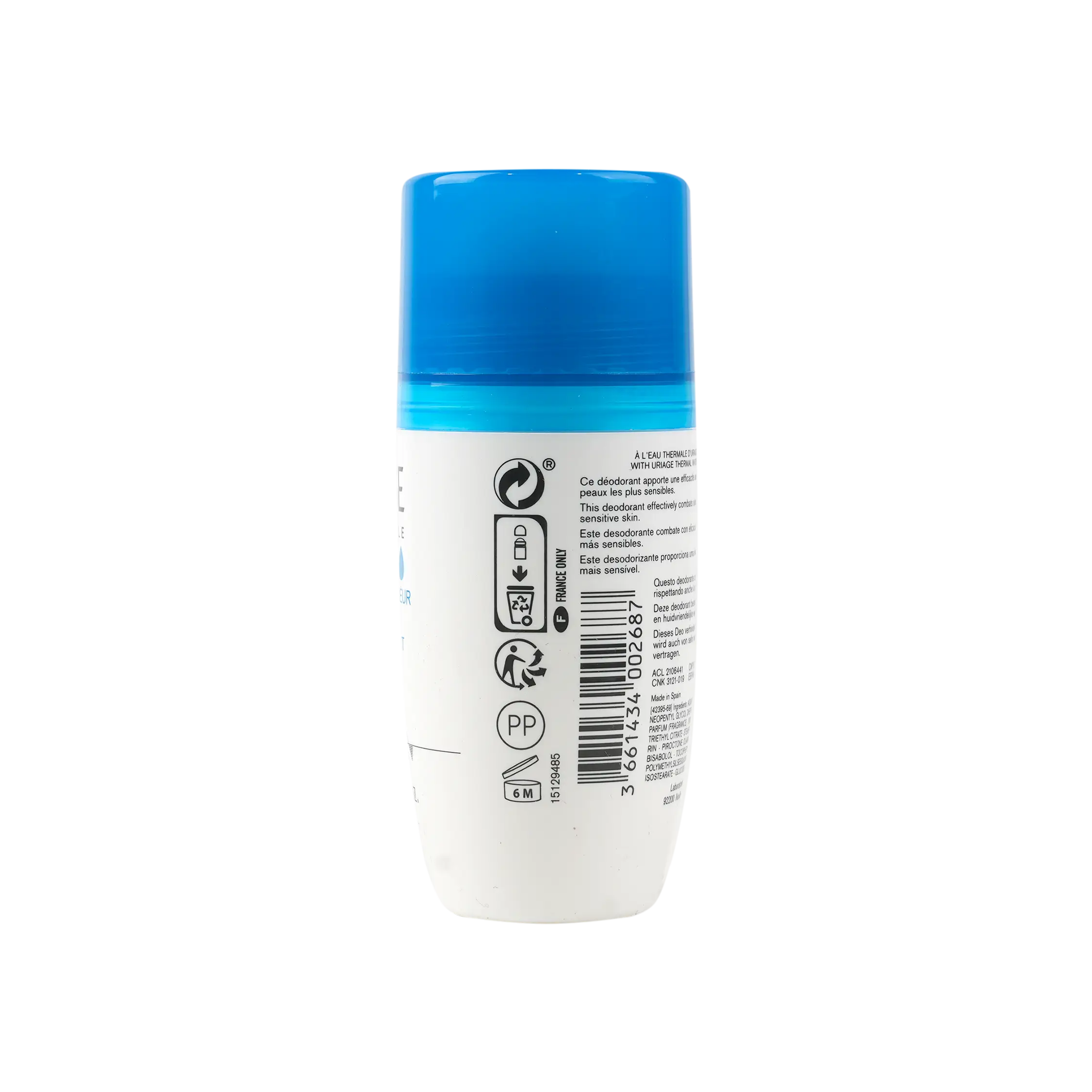 Uriage Gentle Deodrant Douceur 24H 50Ml