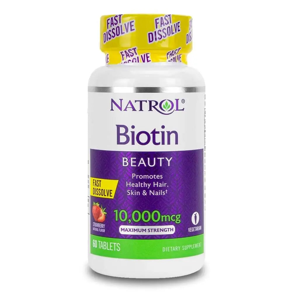 33800-Natrol Biotin 10.000Mcg 60 Tablets