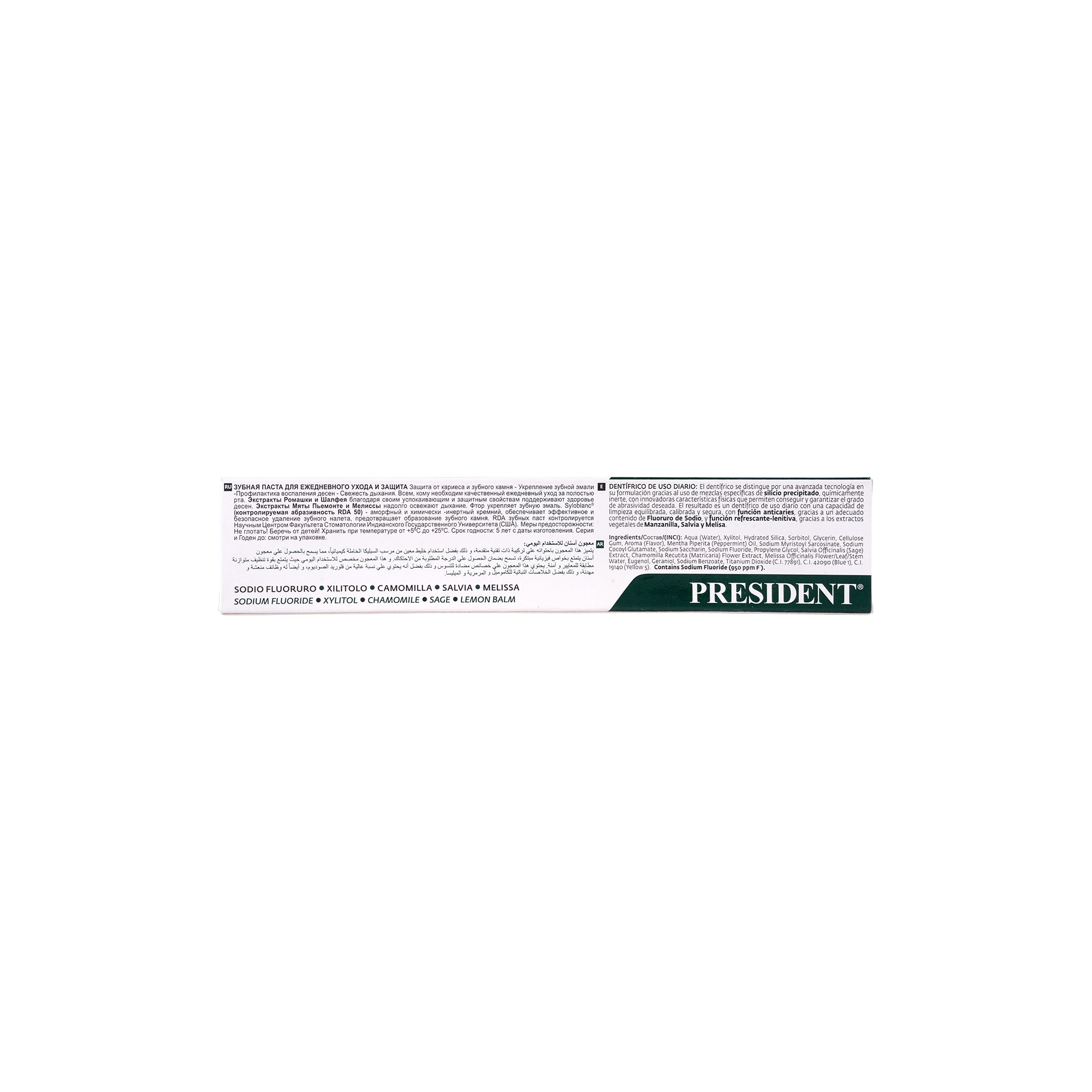 33856-President Classic Daily Use Toothpaste 75ml +4