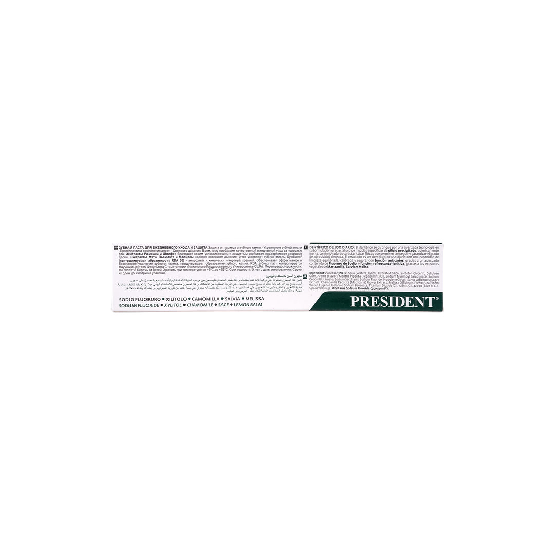 33856-President Classic Daily Use Toothpaste 75ml +4