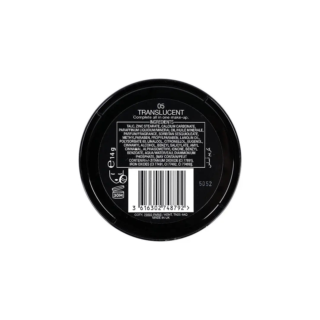 33977-Max Factor Creme Puff Pressed Powder 05 -Translucent +3