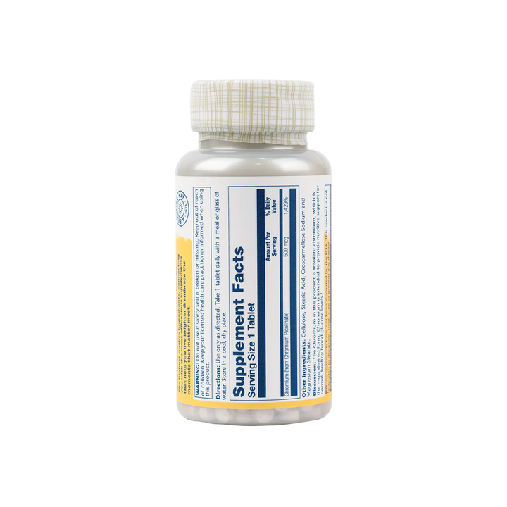 34133-Solaray Chromium Picolinate 500Mcg 60Tab +1