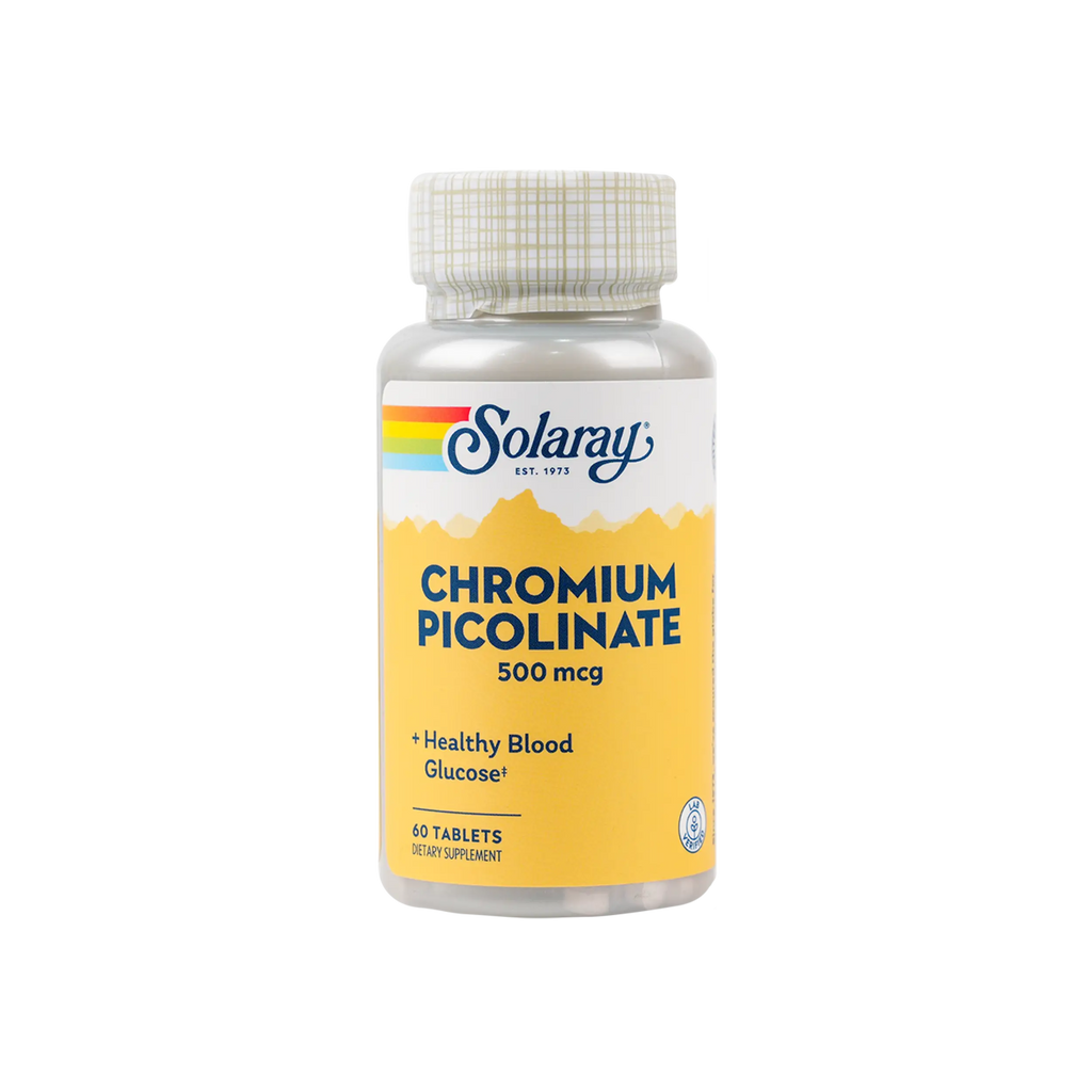 SOLARAY CHROMIUM PICOLINATE 500MCG 60TAB