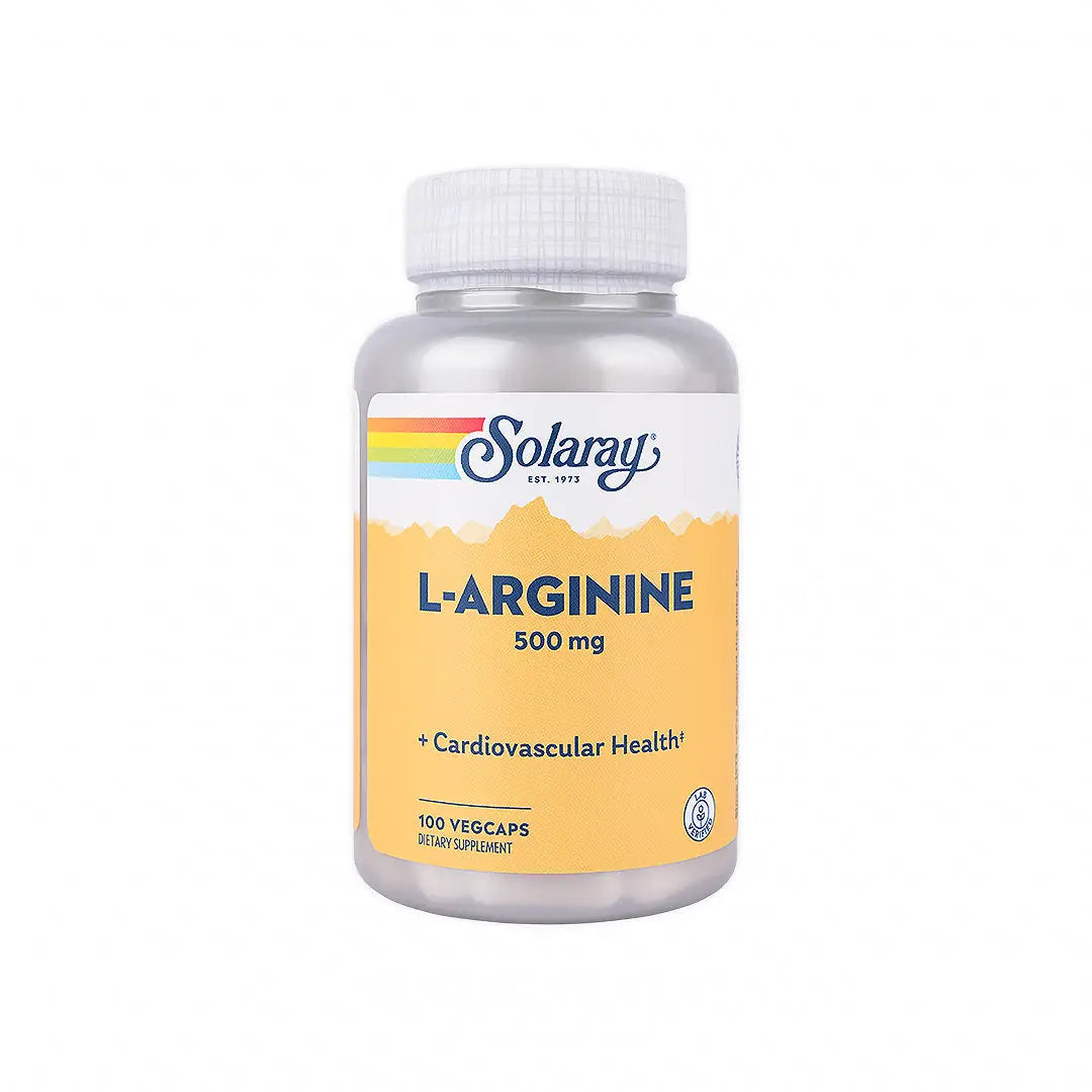 34134-Solaray L-Arginine 500Mg 100 Vegcaps