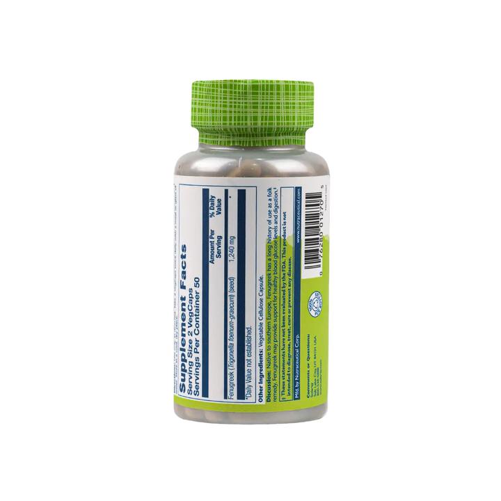 34135-Solaray Fenugreek 1240mg 100vegcap +2