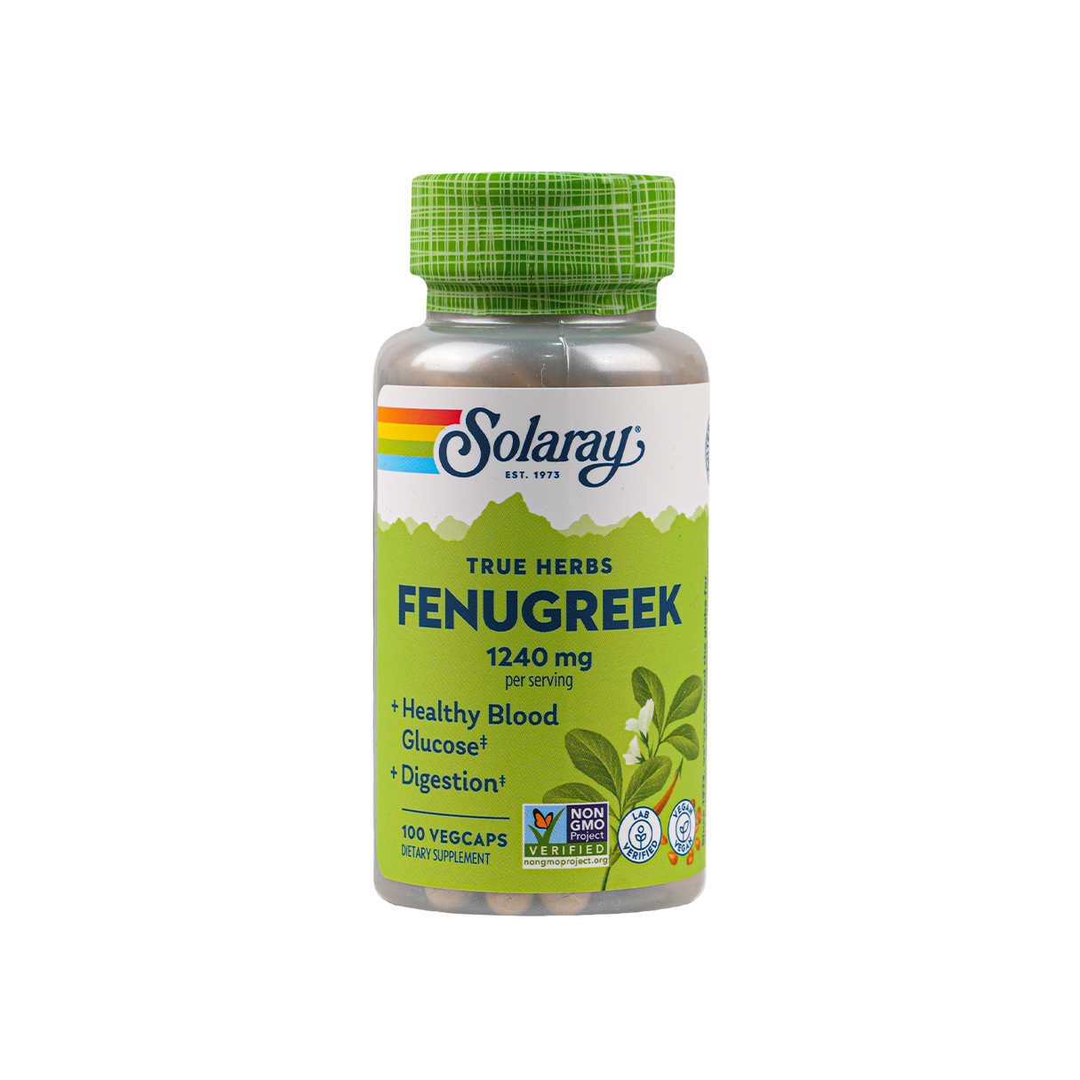 Solaray Fenugreek 1240mg 100vegcap