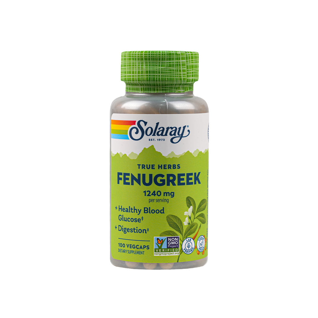 Solaray Fenugreek 1240mg 100vegcap