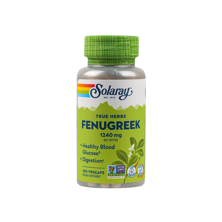 34135-Solaray Fenugreek 1240mg 100vegcap