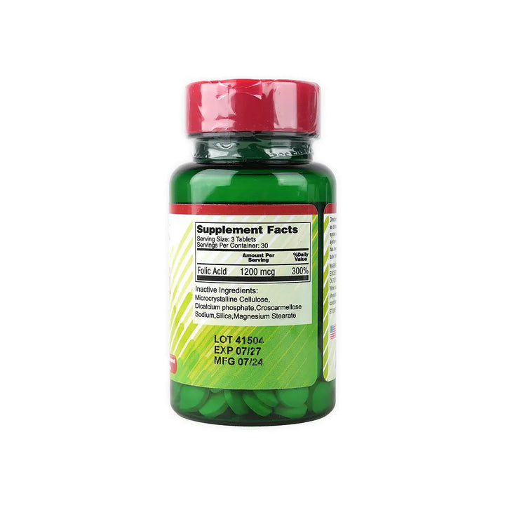 34151-Human Folic Acid 1200mcg 90tab +1