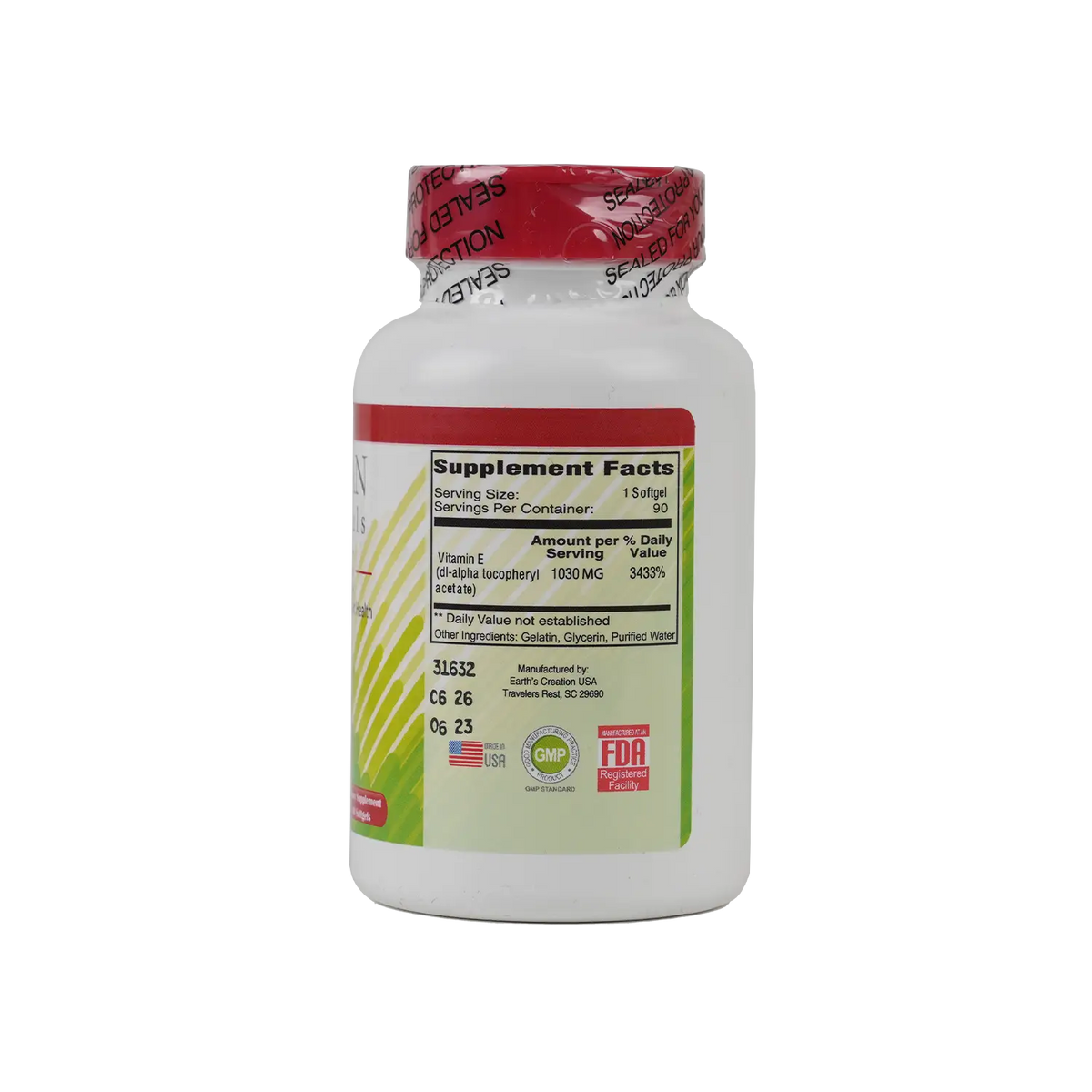 34156-Human Vitamin E-1030 Iu 90cap +1