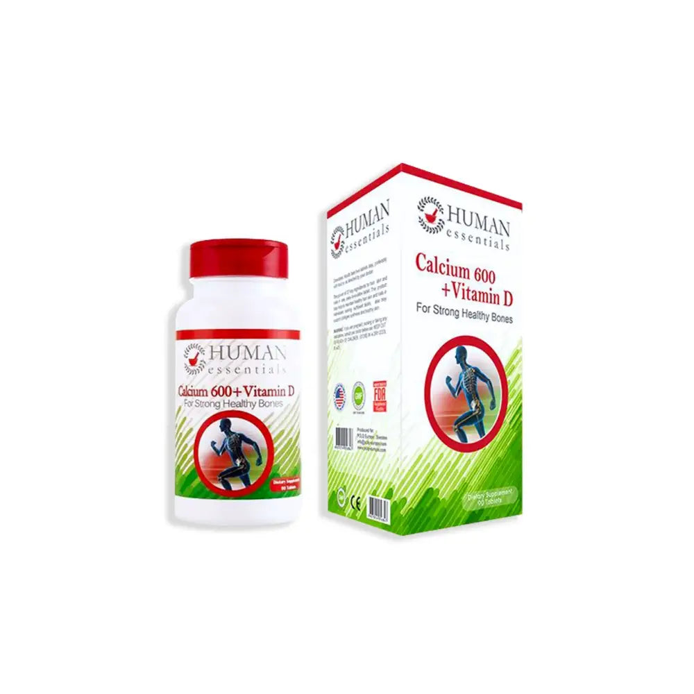 34157-HUMAN CALCIUM 600+VITAMIN D 90TAB