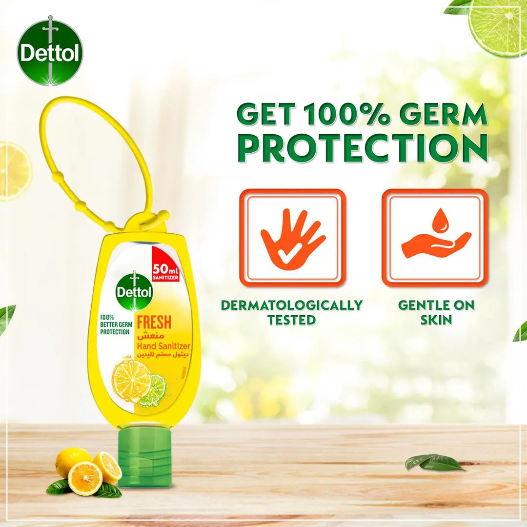 34204-Dettol Hand Sanitizer Fresh 50ml +4