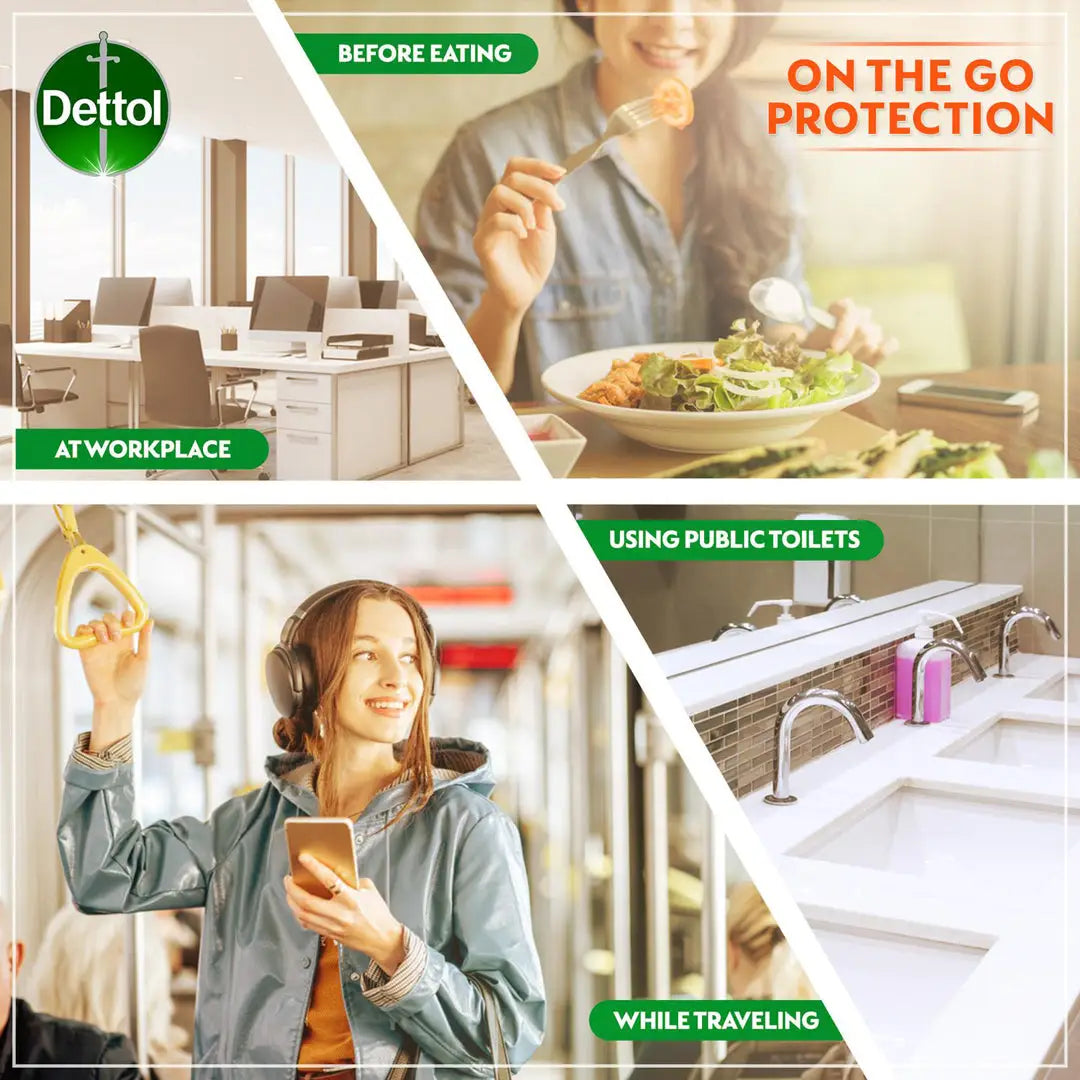 34204-Dettol Hand Sanitizer Fresh 50ml +5