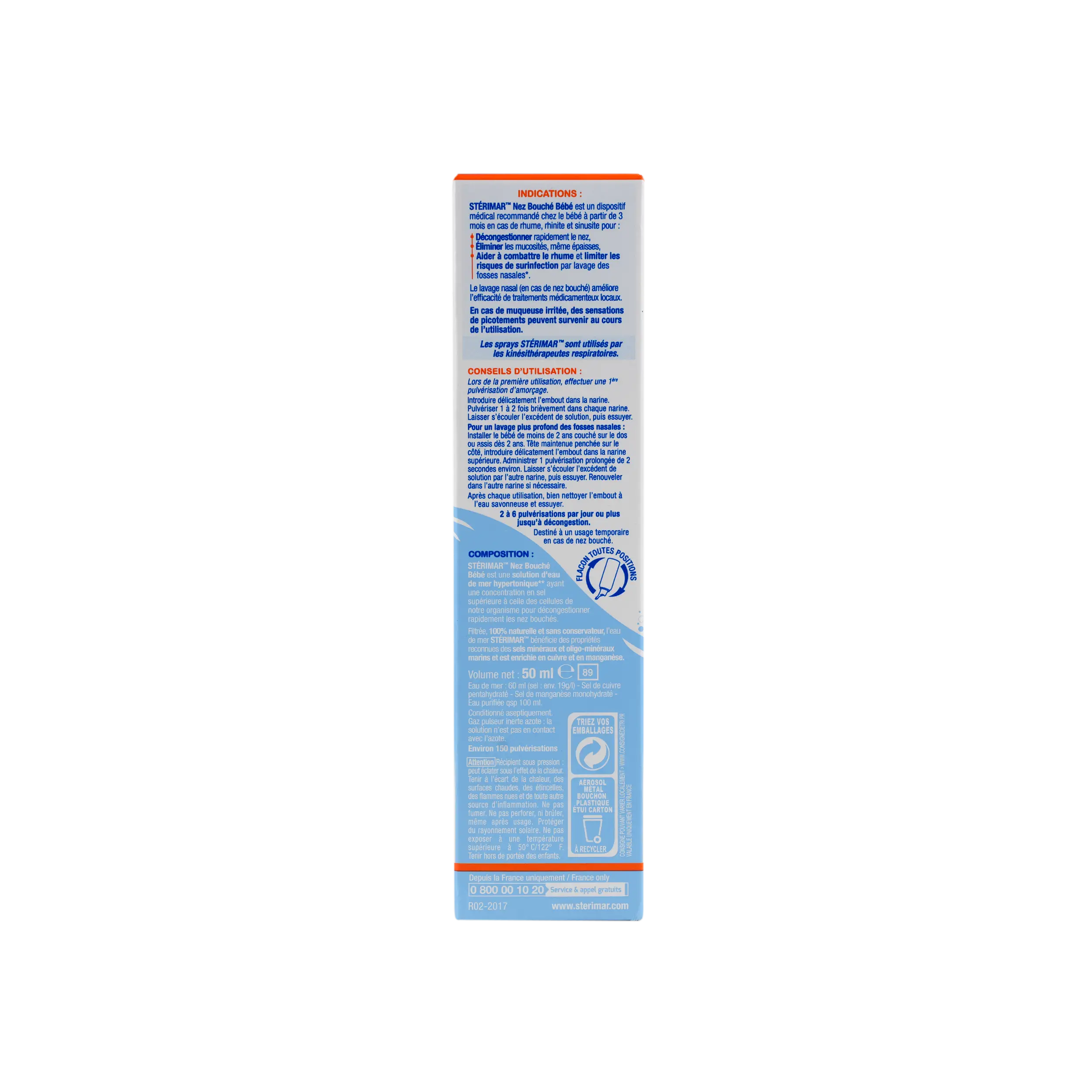 Sterimar Baby Blocked Nose Hypertonic 50Ml