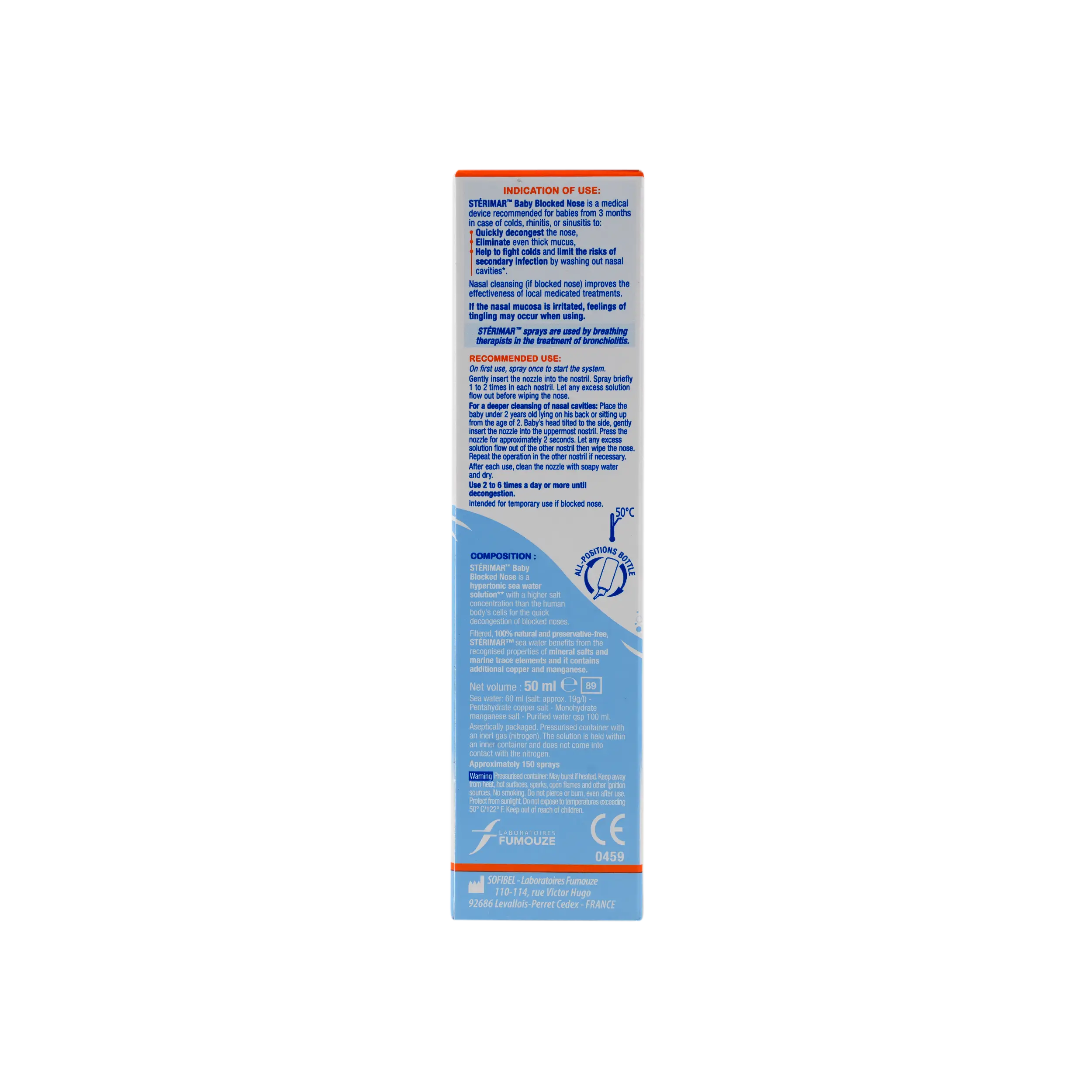 Sterimar Baby Blocked Nose Hypertonic 50Ml