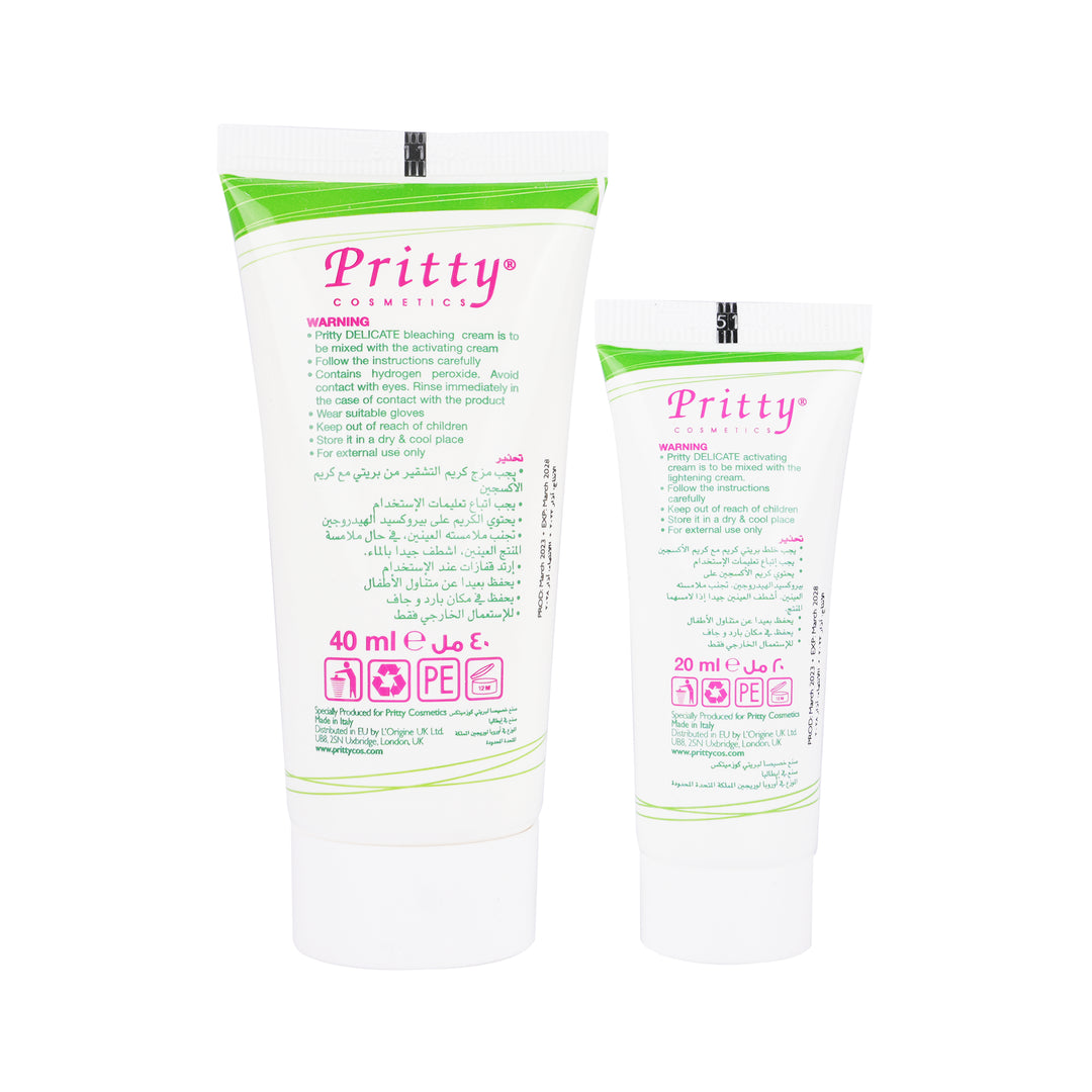 34236-Pritty Gentle Bleaching Cream 40ml +1