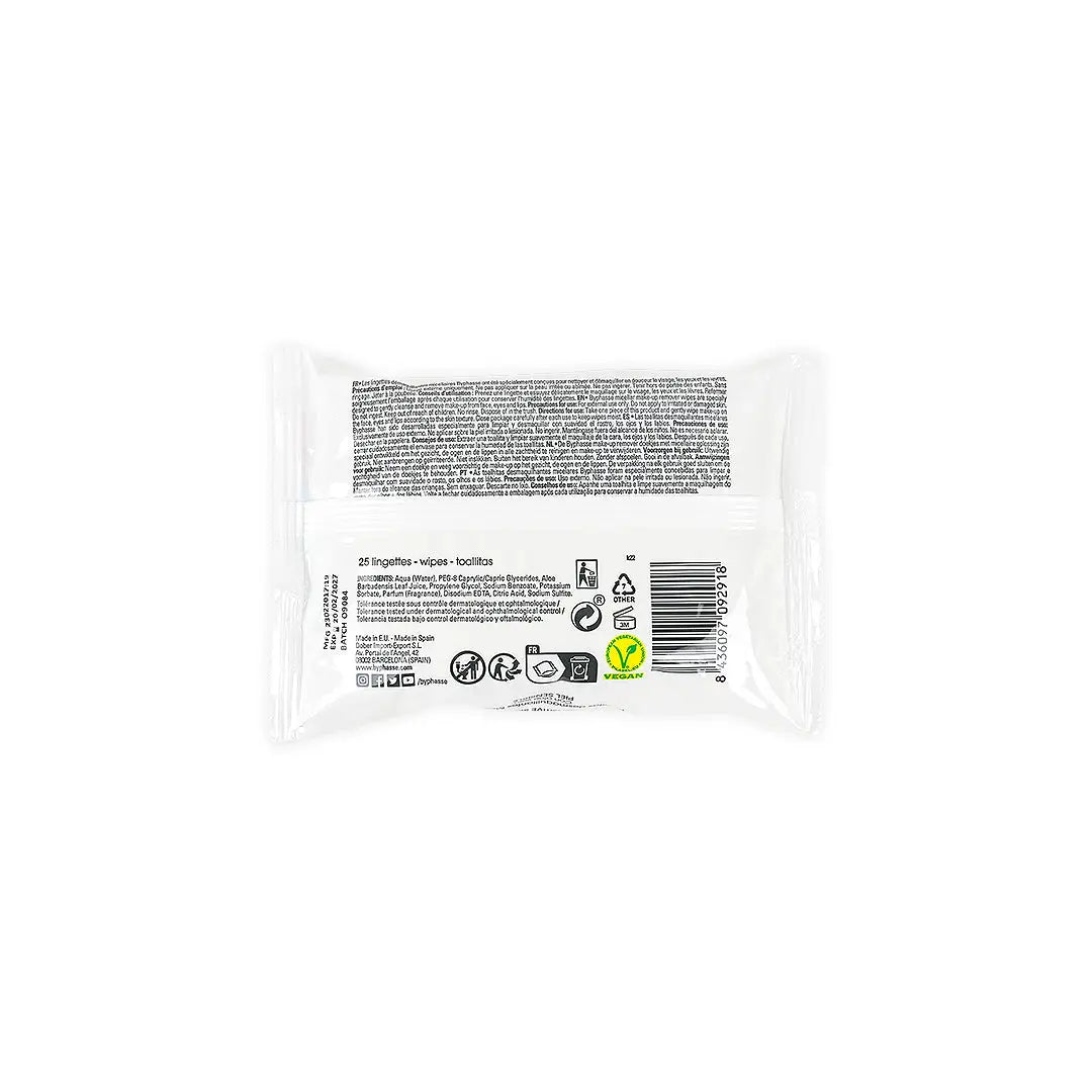 34356-Byphasse Wipes Micellar 25pcs +1