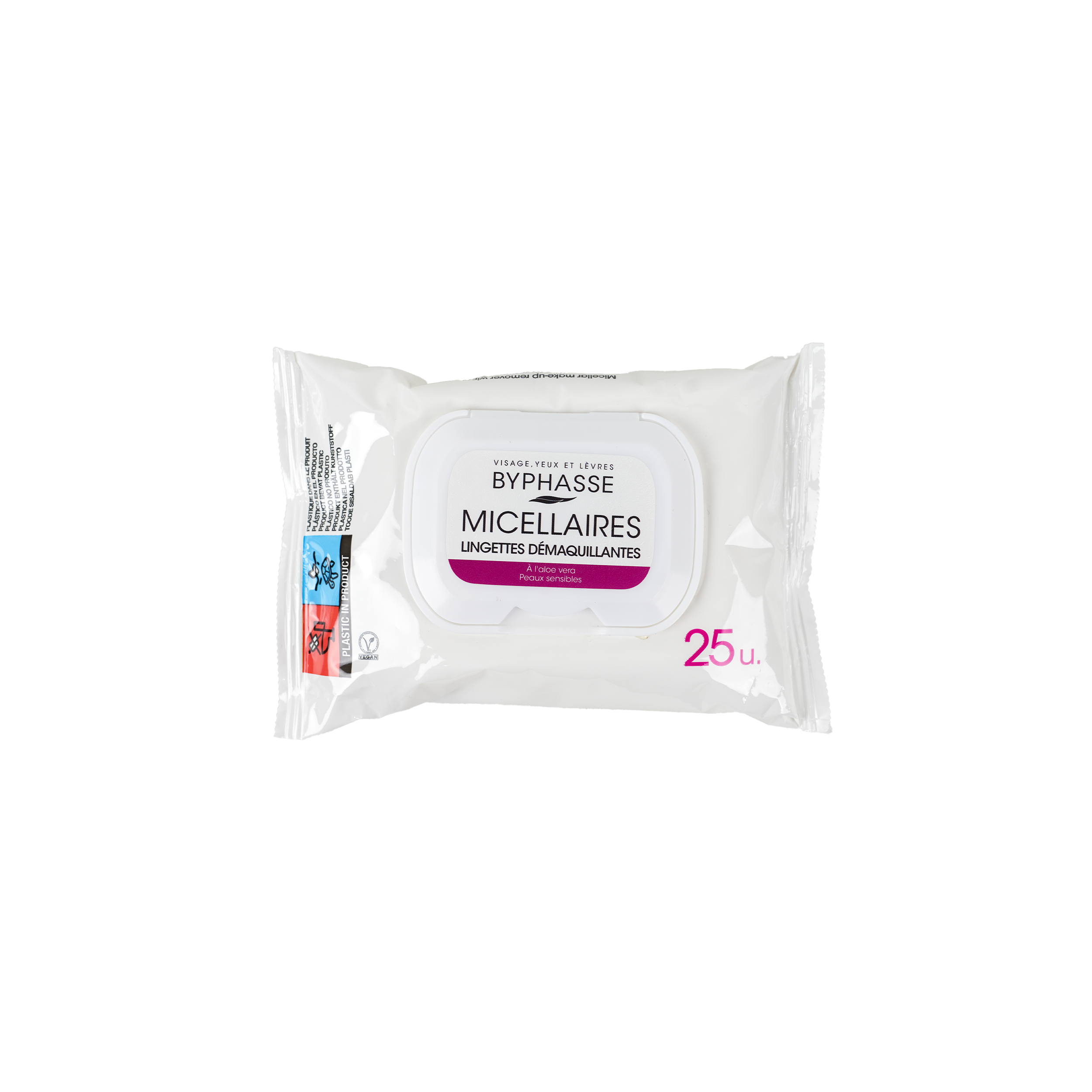 BYPHASSE WIPES MICELLAR 25P 2918