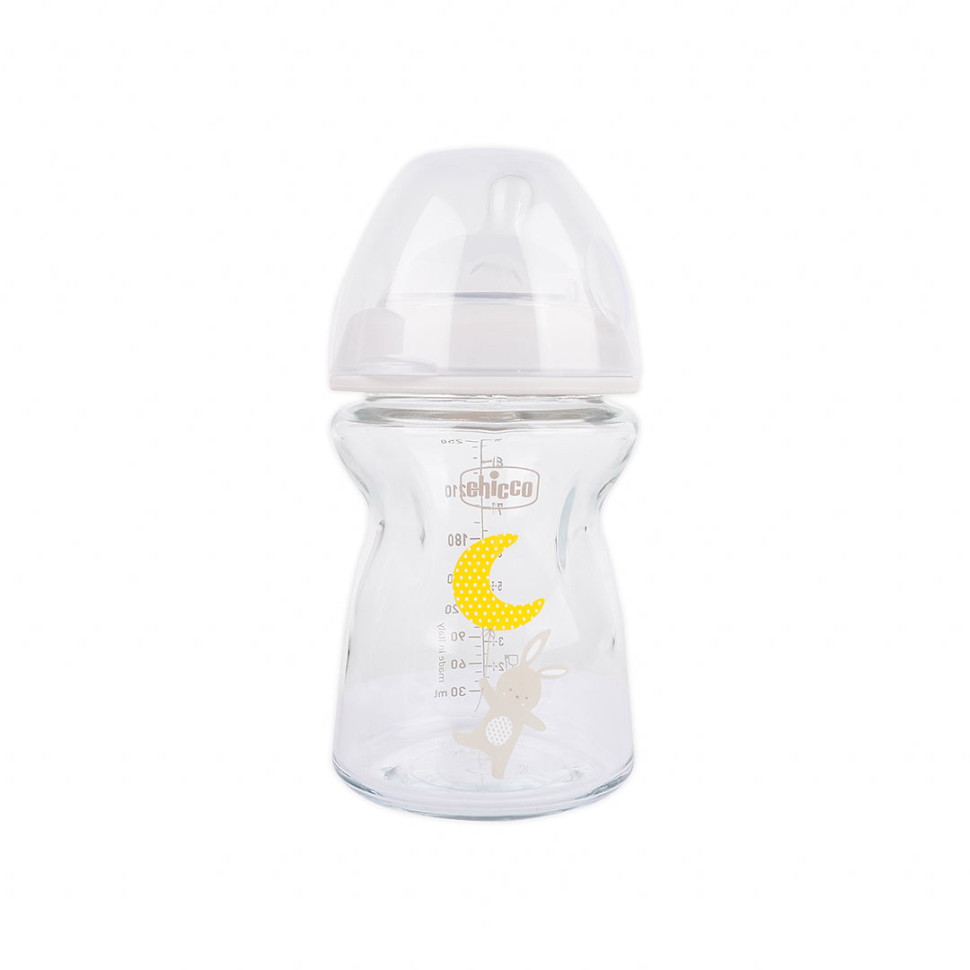 Chicco Natural Feeling Vetro-Glass Bottle (0M+)  250ml-4150