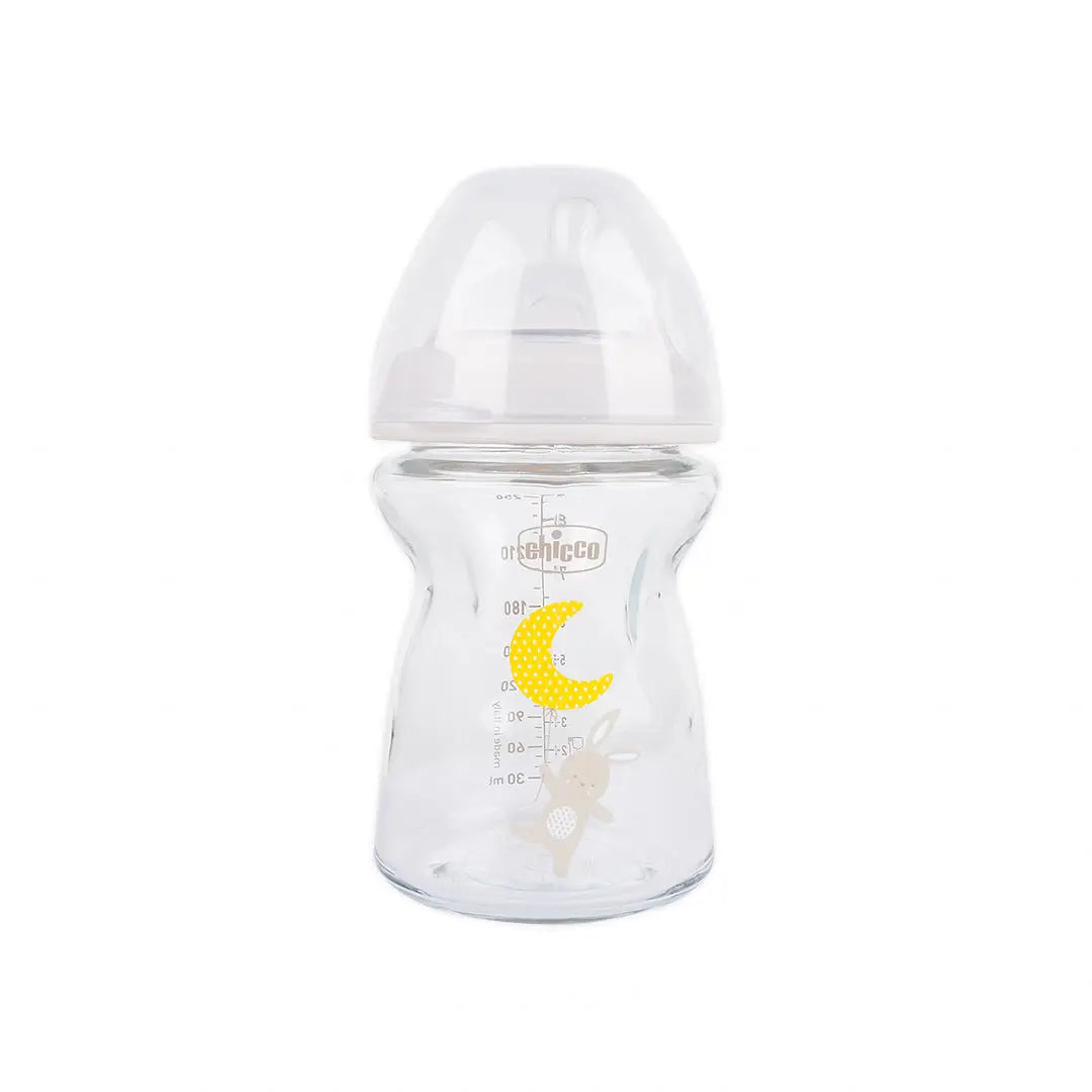 Chicco Natural Feeling Vetro-Glass Bottle (0M+)  250ml-4150