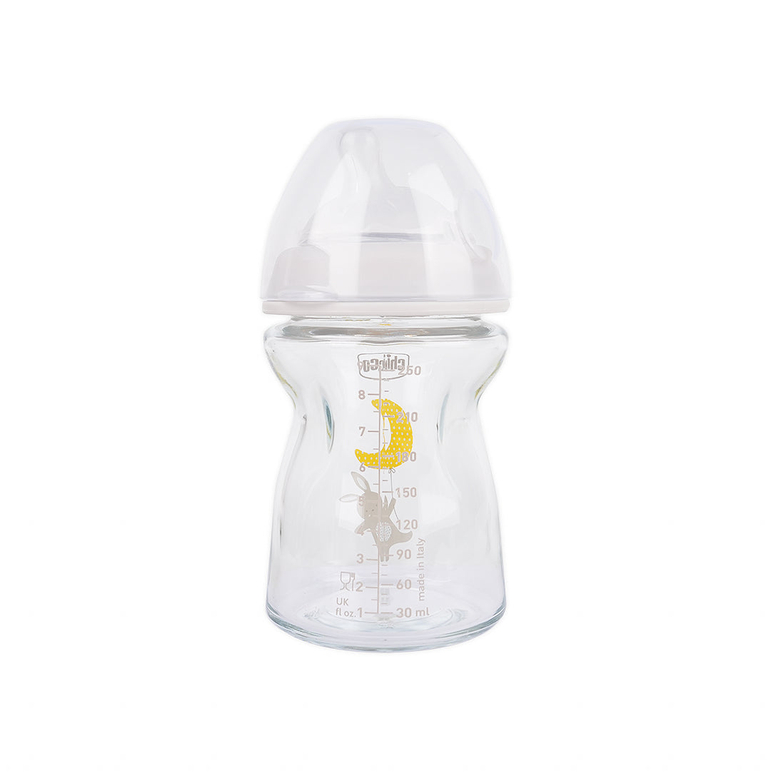 Chicco Natural Feeling Vetro-Glass Bottle (0M+)  250ml-4150