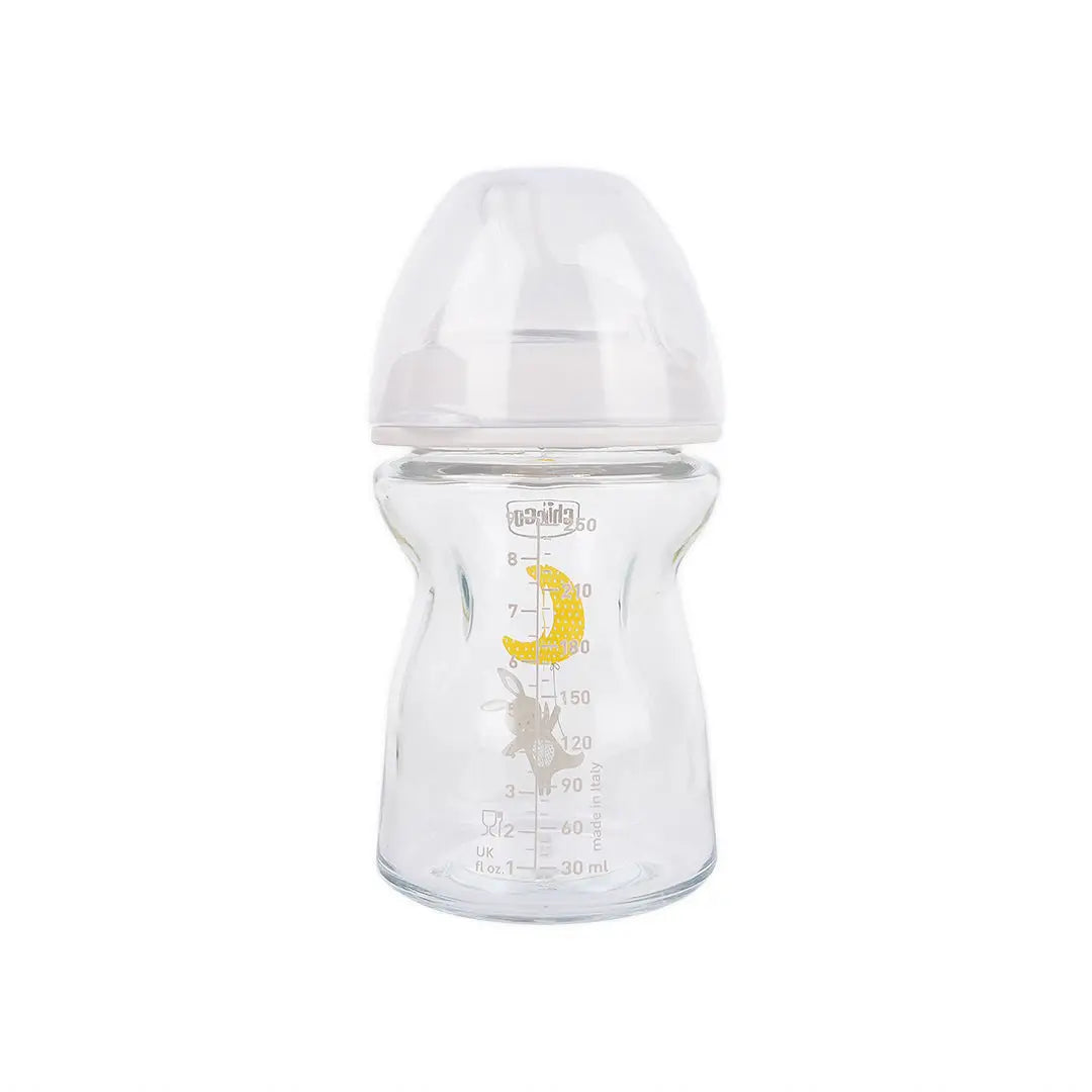 Chicco Natural Feeling Vetro-Glass Bottle (0M+)  250ml-4150