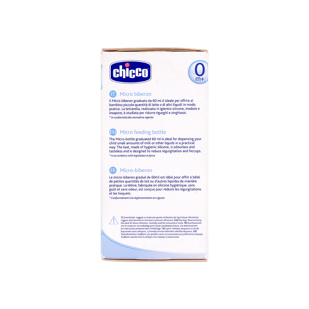 Chicco Micro Bibron Feeding Bottle 60ml (0m+)