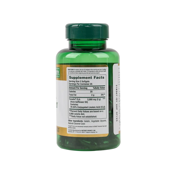 34608-NATURES BOUNTY CLA 1000MG TONALIN 50CAP +1