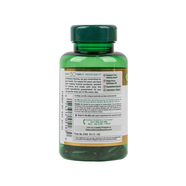 34608-NATURES BOUNTY CLA 1000MG TONALIN 50CAP +2
