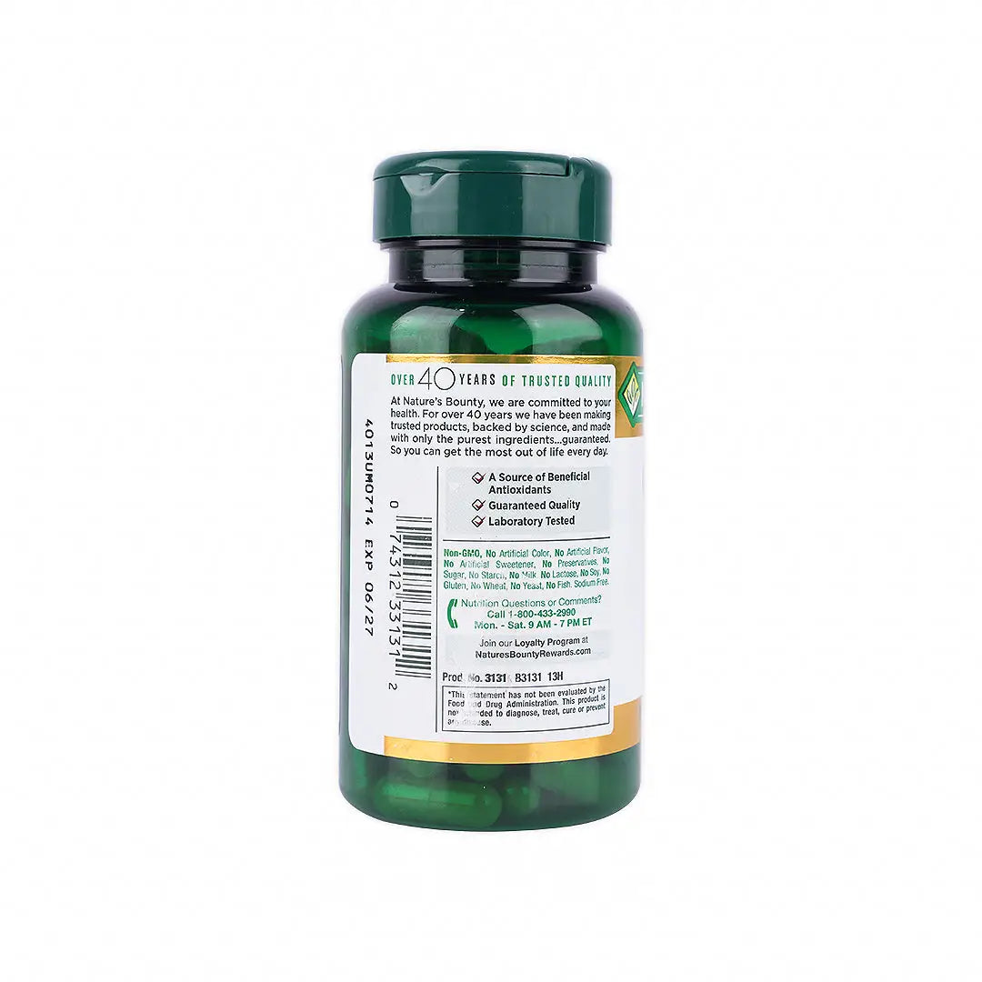 natures bounty green tea 315mg 100cap