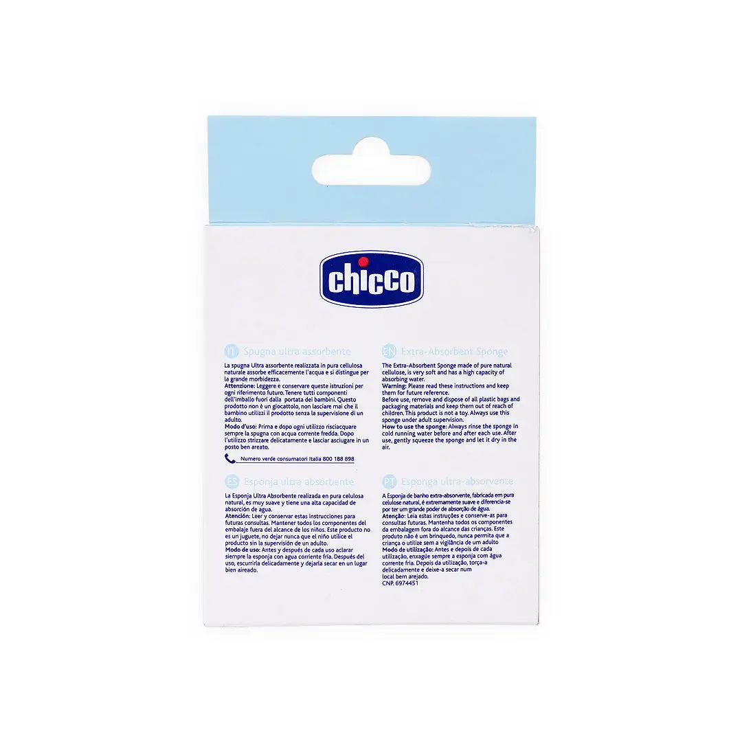 Chicco (0m+) Extra- Absorbent Sponge