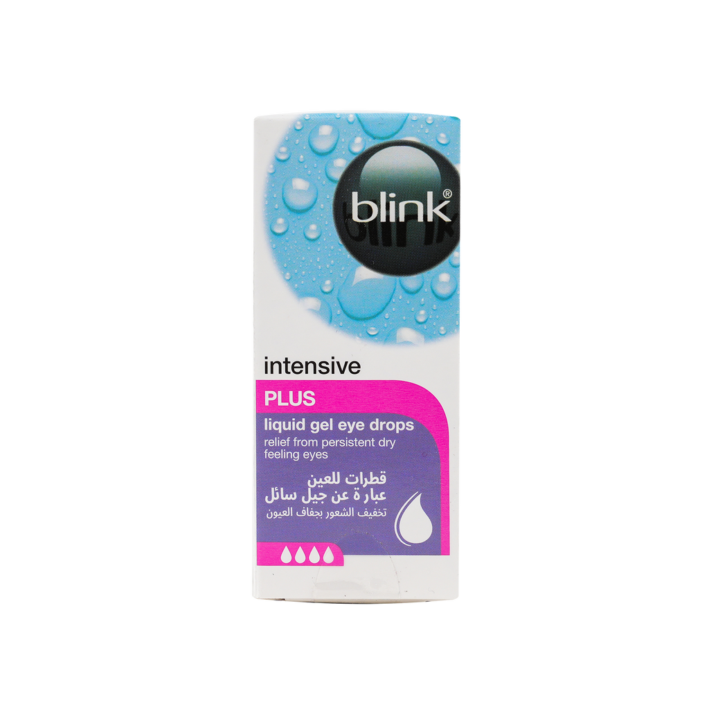 BLINK INTENSIVE PLUS LIQUID GEL EYE DROPS 10ML