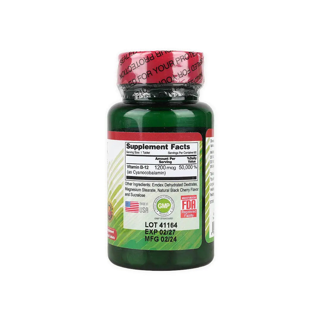 34860-Human Vitamin B-12 1200mcg 60tab +1