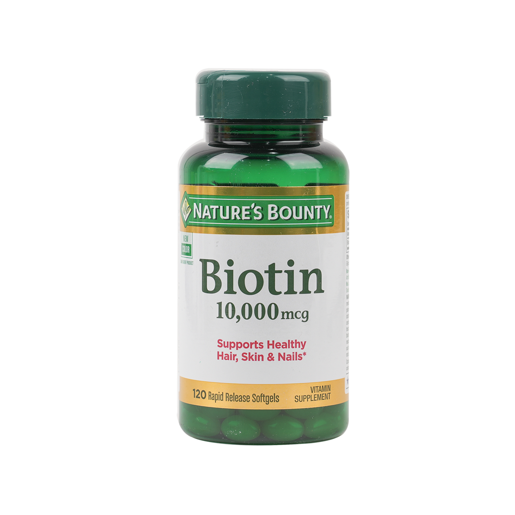 Natures Bounty Biotin 10,000mcg 120 Softgel