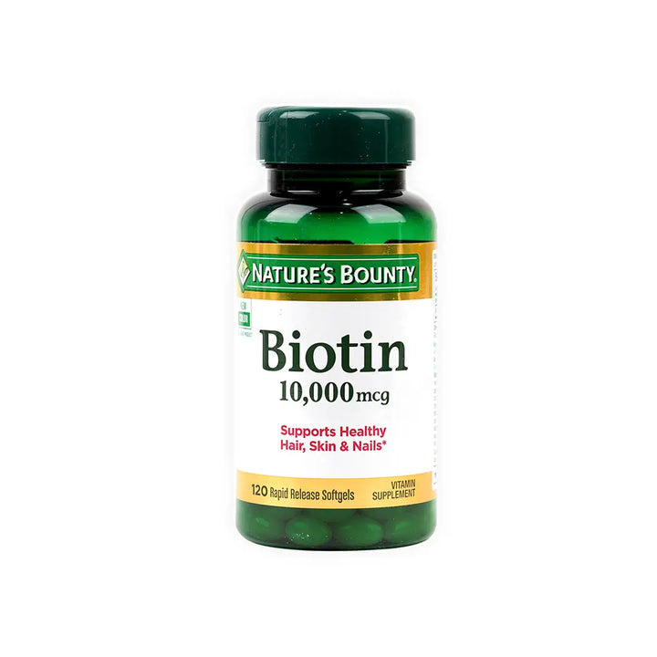 34917-Natures Bounty Biotin 10,000mcg 120 Softgel