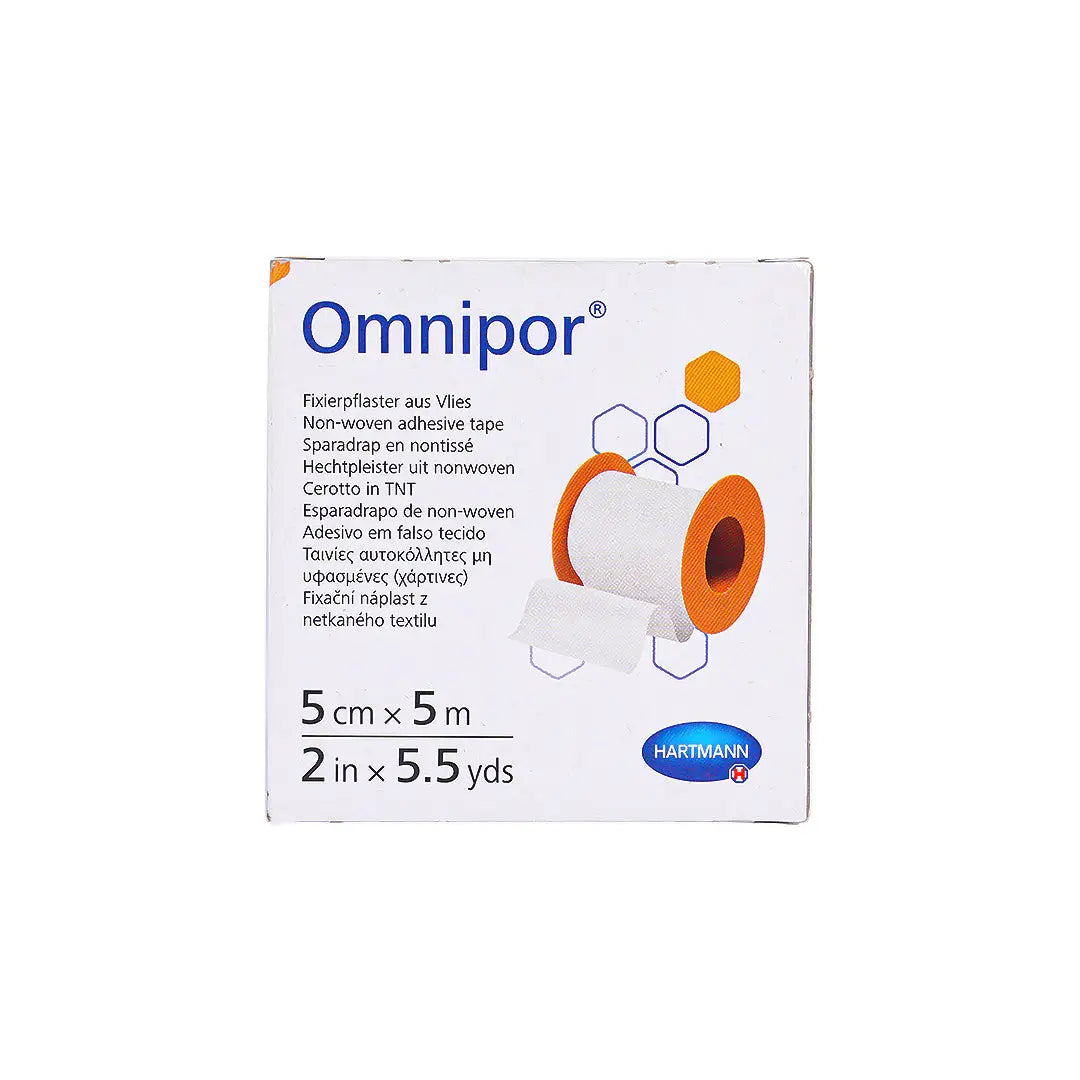 34963-Hartmann Omnipor Tape 5Cmx5M 1Pc +1